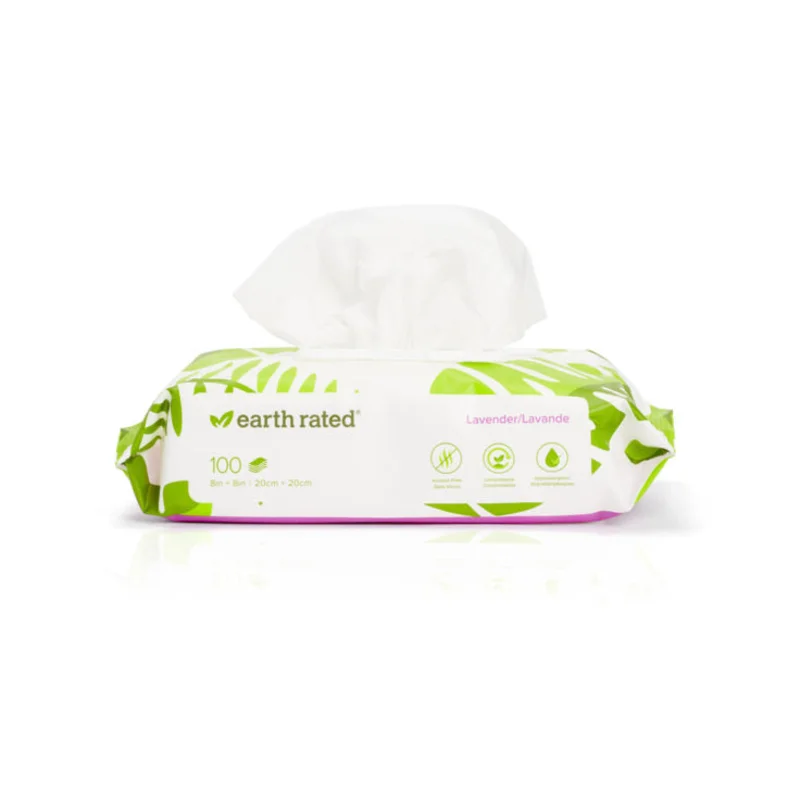 Earth Rated Certified Compostable Dog Wipes
