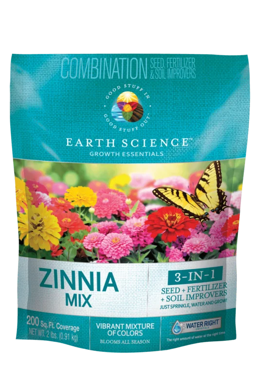 Earth Science Earth Science All-In-One Zinnia Wildflower Seed Mix