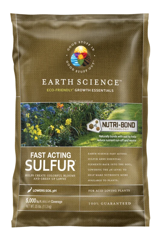 Earth Science Fast Acting Sulfur