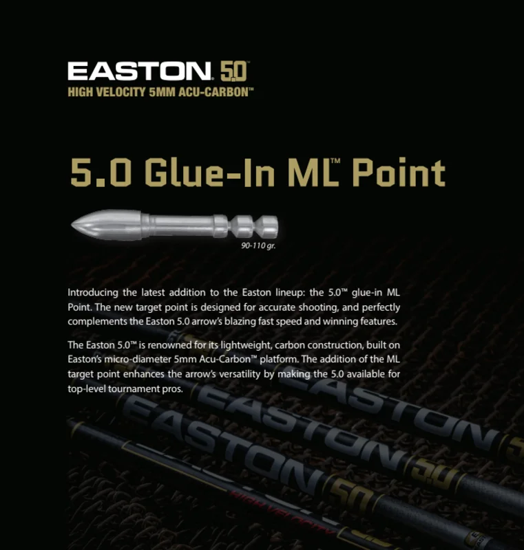 Easton 5MM ML STAINLESS STEEL POINT