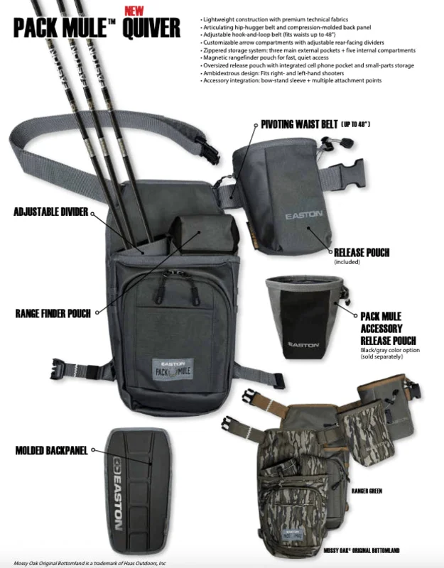 EASTON PACK MULE QUIVER GREY