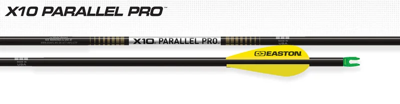 Easton X-10 Parallel Pro FACTORY FLETCHED (6 pack)