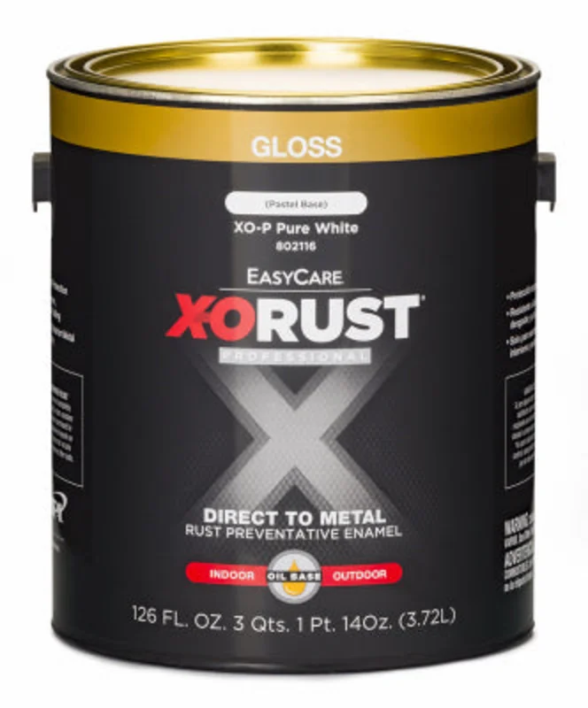 EasyCare X-O Rust Premium Anti-Rust Enamel, Gloss Pastel Base, Oil-Base, 1 Gallon Gloss Pastel Base