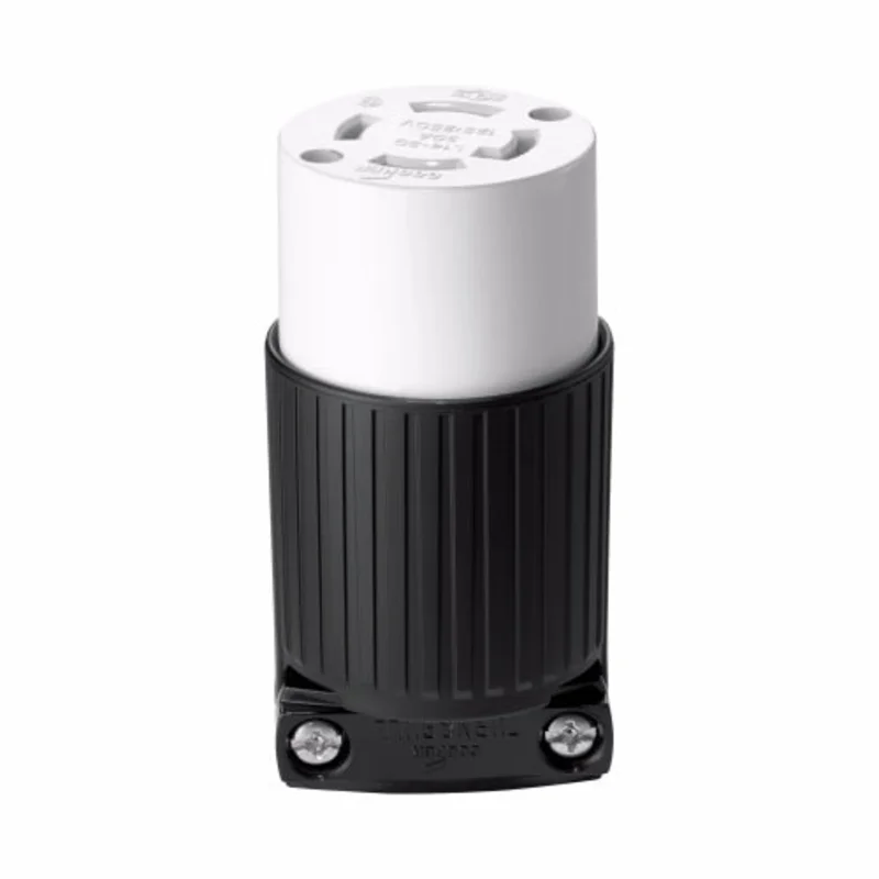 Eaton Cooper Wiring Arrow Hart Ultra Grip Locking Connector 30A, 125/250V Black Black
