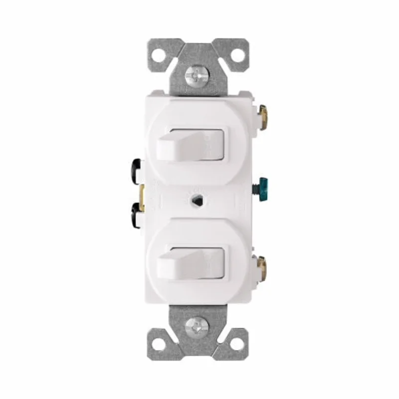 Eaton Cooper Wiring Commercial Grade Combination Switch 15A, 120/277V White White