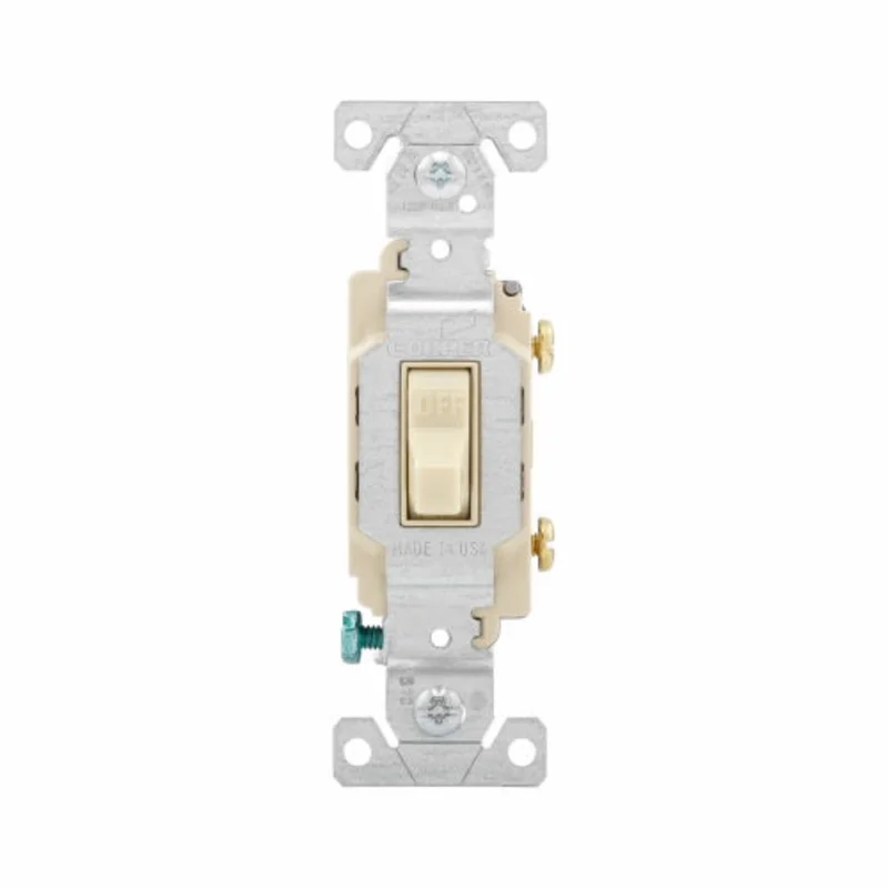 Eaton Cooper Wiring Commercial Grade Toggle Switch 20A, 120/277V Ivory Ivory