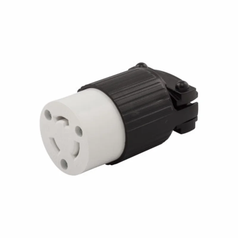 Eaton Cooper Wiring Safety Grip Locking Connector 20A, 250V Black Black