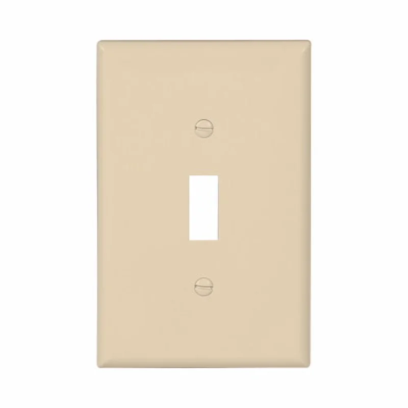 Eaton Cooper Wiring Toggle Wallplate, Ivory Ivory