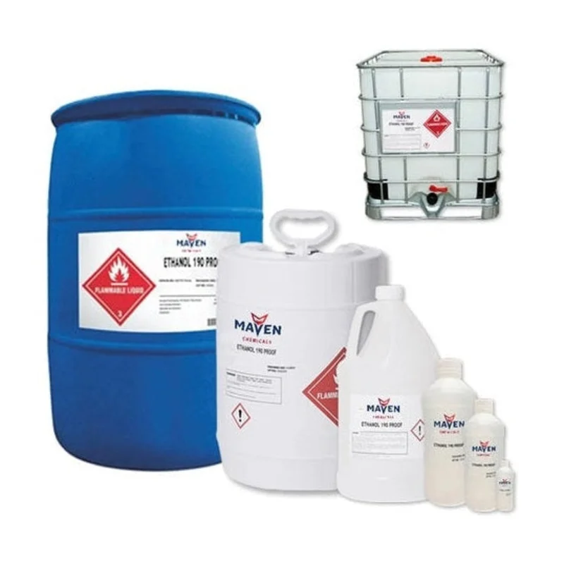 Ethyl Alcohol, Ethanol, 190 Proof (95%) Denatured (non-food-grade)