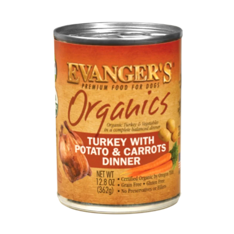 Evanger's Organic Turkey with Potato & Carrots Dinner