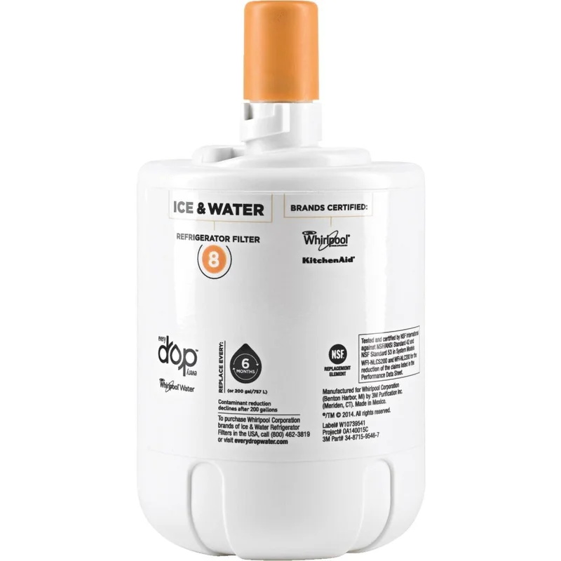 EveryDrop by Whirlpool Filter 8 Icemaker & Refrigerator Water Filter Cartridge