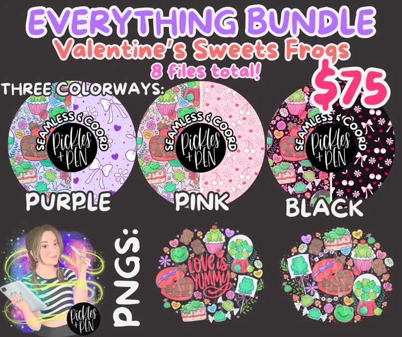 EVERYTHING BUNDLE "Valentine's Frogs Sweets" [ONLY 3 AVAILABLE]