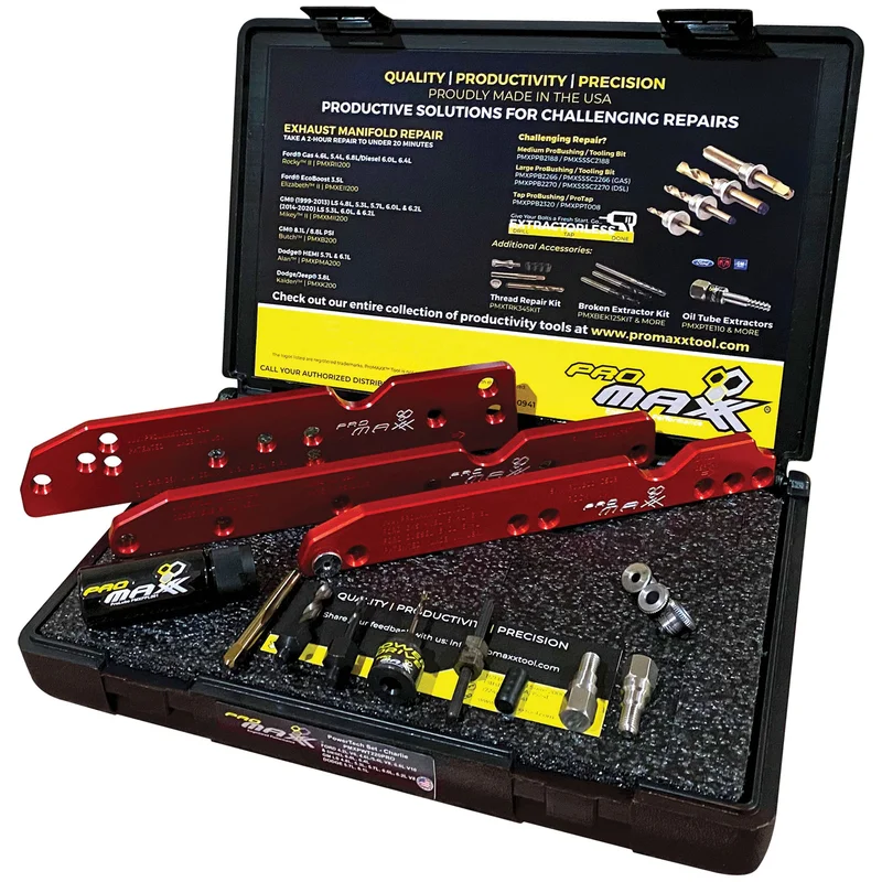Exhaust Manifold Broken Bolt Repair Kit Ford, GM, Dodge, Ram, Jeep, Combo - 1 Kit Repairs 20 Engines