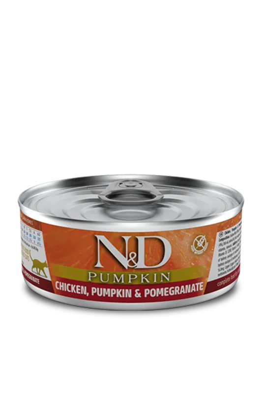 Farmina N&D Pumpkin Chicken, Pumpkin & Pomegranate Adult Canned Cat Food