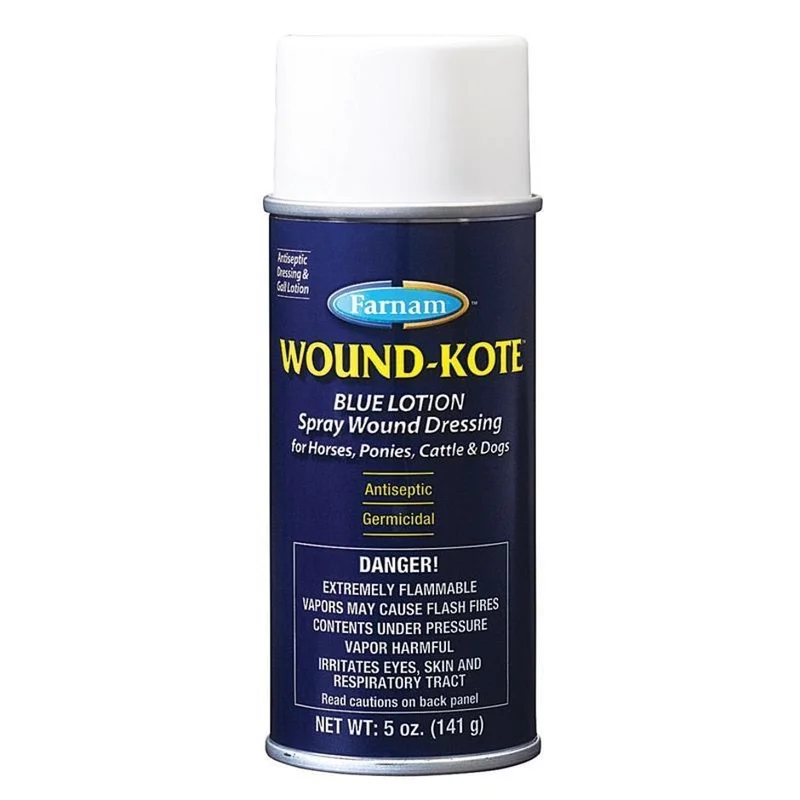 Farnam Wound-Kote Blue Lotion Spray Wound Dressing