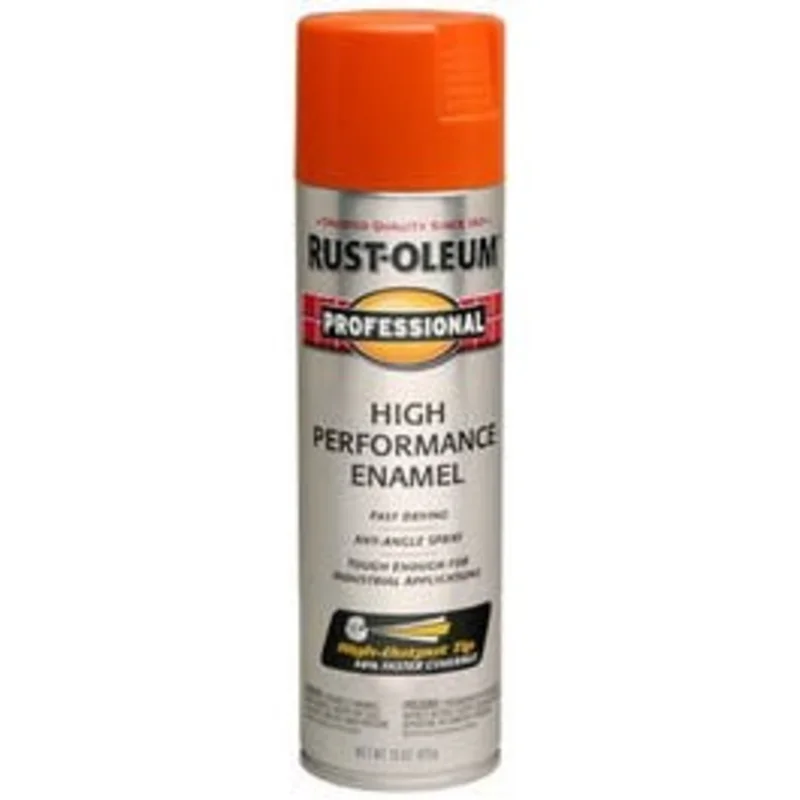 Fast Dry ProfessionalHigh-Performance Spray Enamel, Safety Orange, 15-oz.