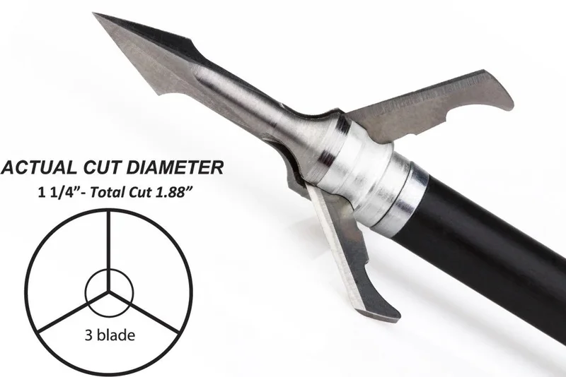 FATAL STEEL MECHANICAL BROADHEADS