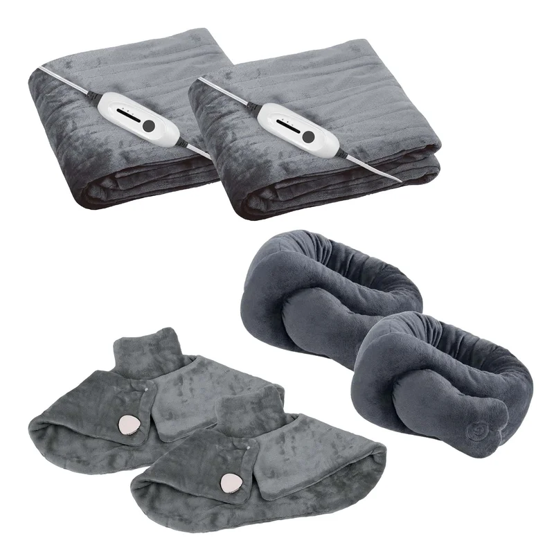 Father's and Mother's Day Ultimate Comfort Bundle: Heated Blankets & Relaxing Massagers!