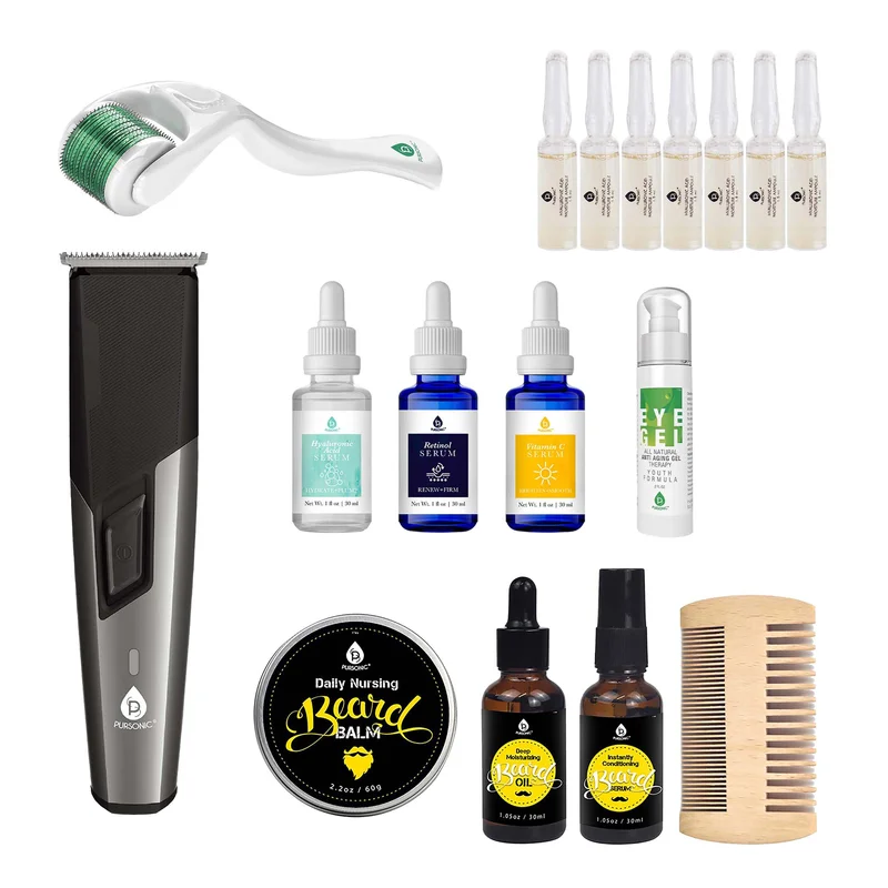 Fathers Day Grooming & Skincare Bundle: Pursonic & Mario Lopez Edition