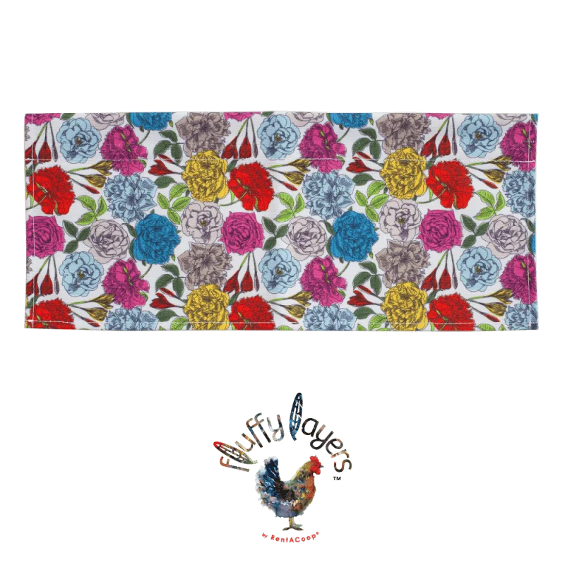 Fluffy Layers Coop Valances - Floral Pop