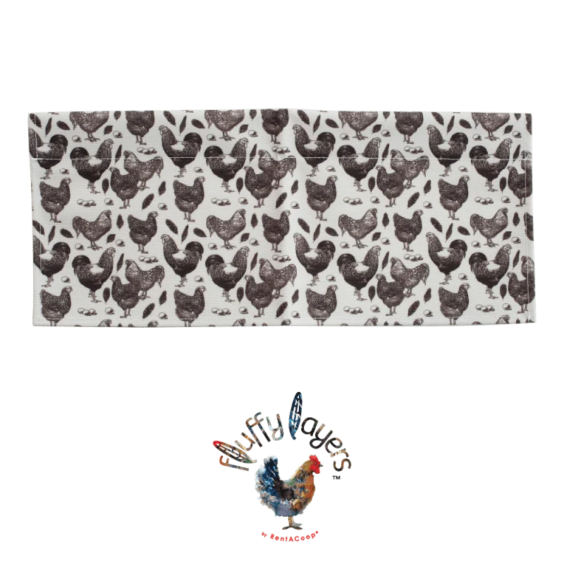 Fluffy Layers Coop Valances - Vintage Flock