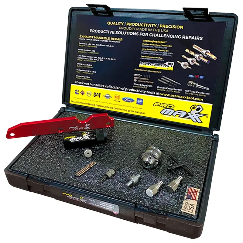 Ford 4.6L/5.4L V8, 6.8L V10 Exhaust Manifold Broken Bolt Repair Kit - Rocky