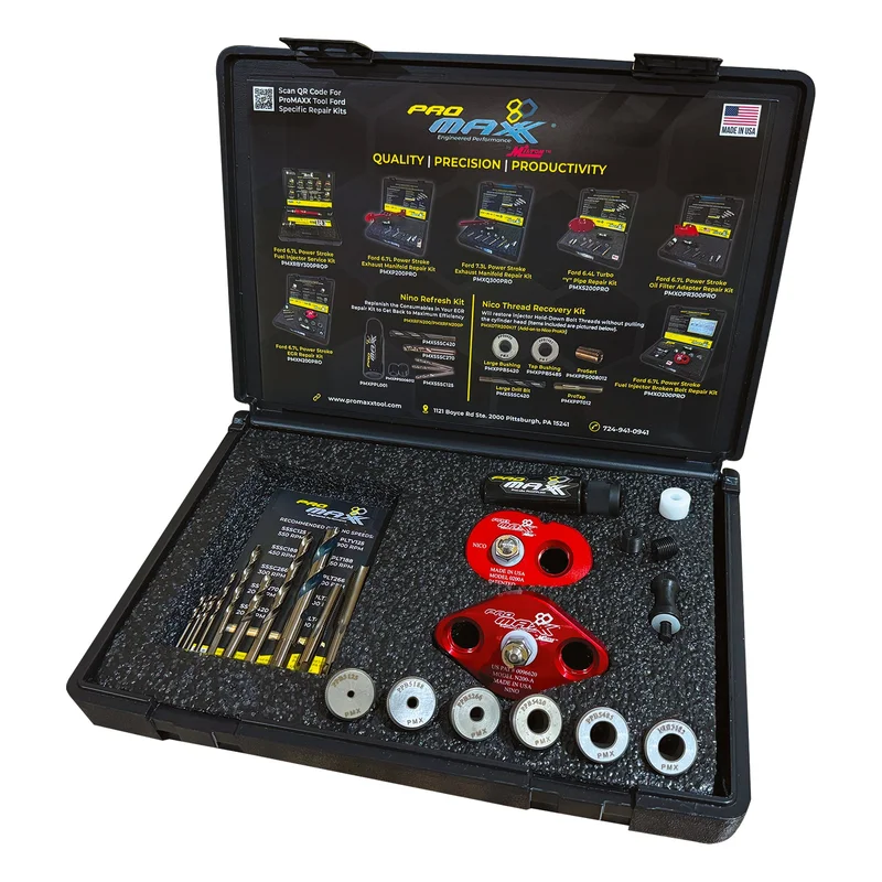 Ford 6.7L Power Stroke Diesel EGR Tube & Fuel Injector Broken Bolts - Nino/Nico Combo Kit