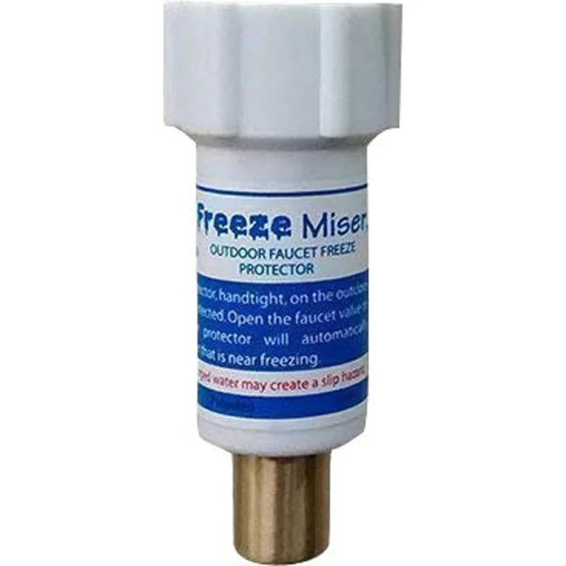 Freeze Miser Plastic Outdoor Faucet Freeze Protector 1 Pack