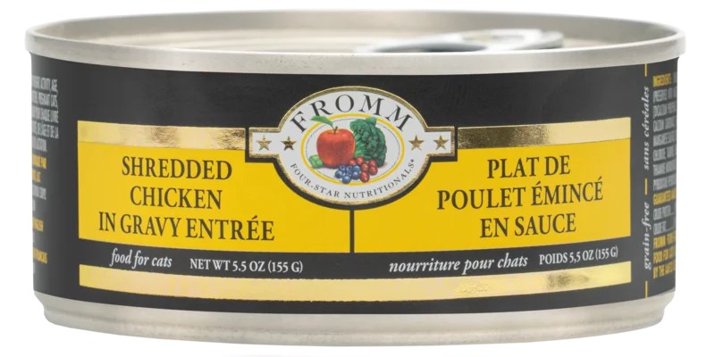 Fromm Four-Star Shredded Chicken in Gravy Entre Cat Food