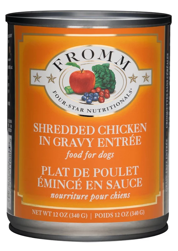 Fromm Four-Star Shredded Chicken in Gravy Entre Dog Food