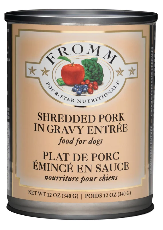 Fromm Four-Star Shredded Pork in Gravy Entre Dog Food