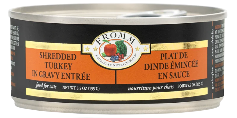 Fromm Four-Star Shredded Turkey in Gravy Entre Cat Food