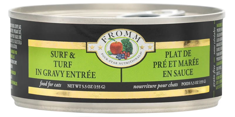 Fromm Four-Star Surf &Turf in Gravy Entre Cat Food