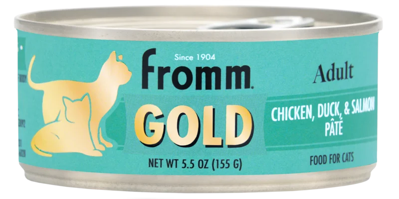Fromm Gold Adult Chicken, Duck, & Salmon Pt Cat Food