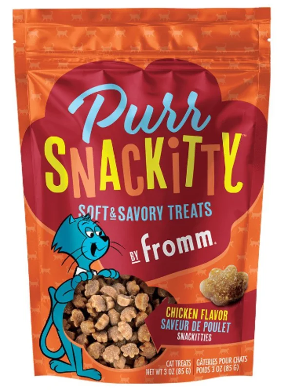 Fromm PurrSnackitty Soft & Savory Chicken Flavor Snackitties Cat Treats