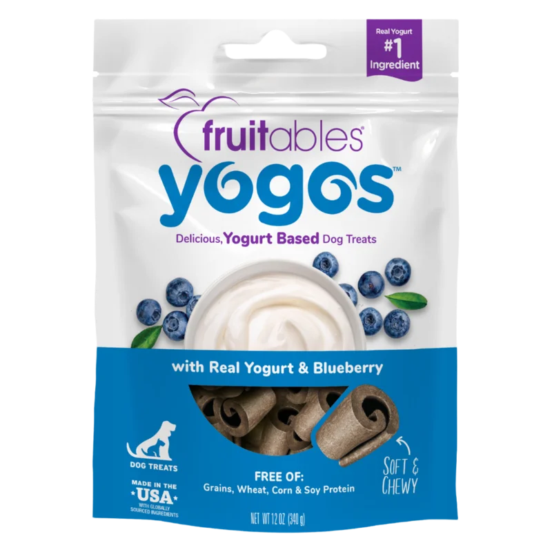 Fruitables Yogos Blueberry with Real Yogurt Dog Treats