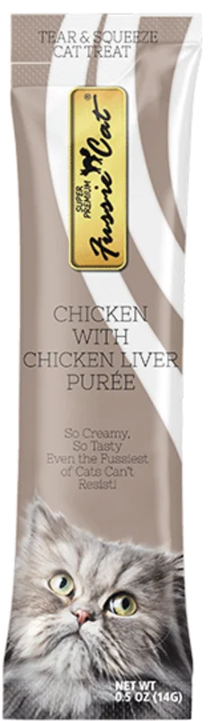Fussie Cat Chicken w/ Chicken Liver Pure