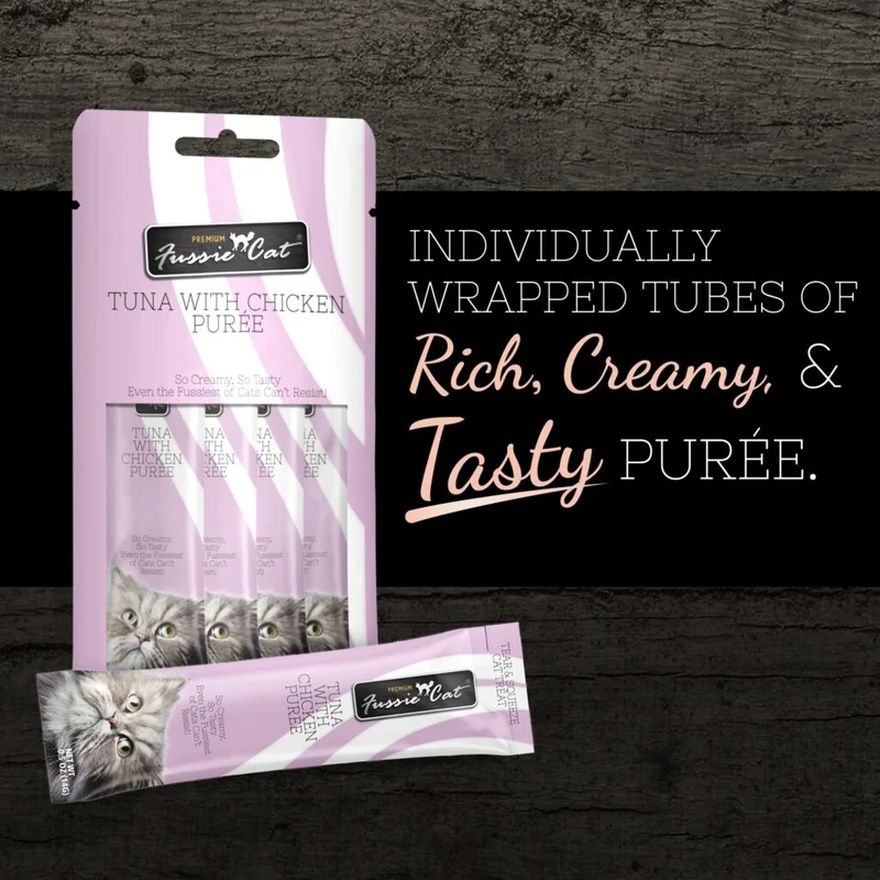 Fussie Cat Tuna with Chicken Pure