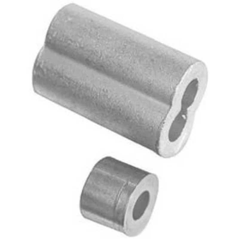 Garage Door Aluminum Ferrules/Stops, 3/16-In., 2-Pk.