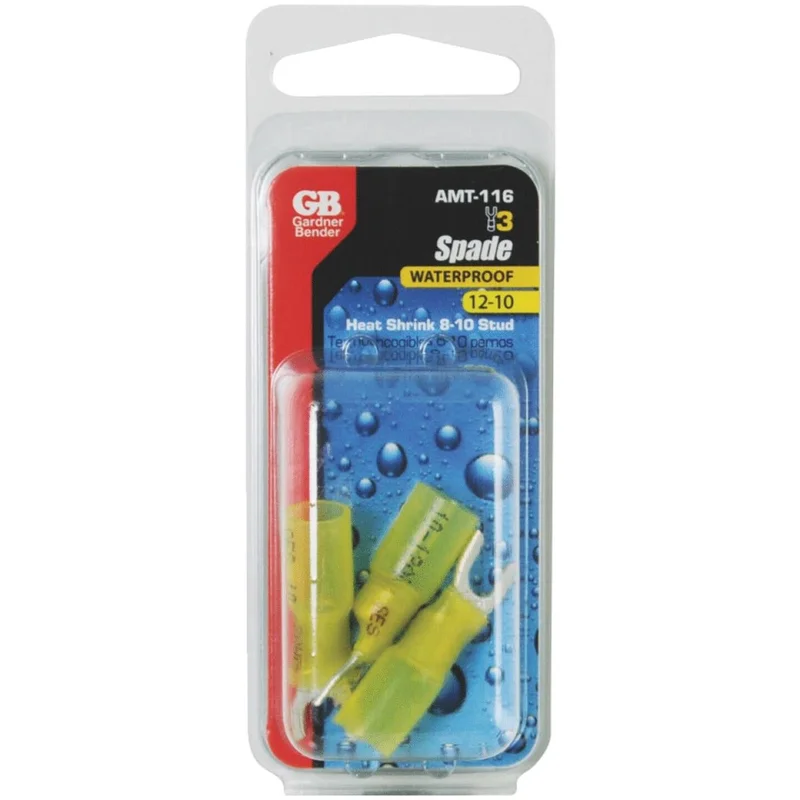Gardner Bender 12 to 10 AWG #8 to #10 Yes Spade Terminal (3-Pack)