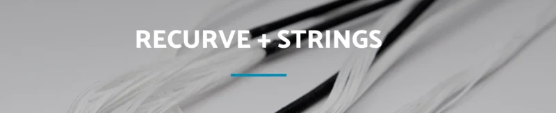 GAS RECURVE STRINGS BLACK