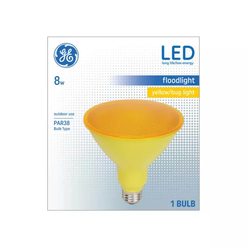 GE Specialty LED 90 Watt Replacement Yellow Light PAR38 Bug Light Bulbs
