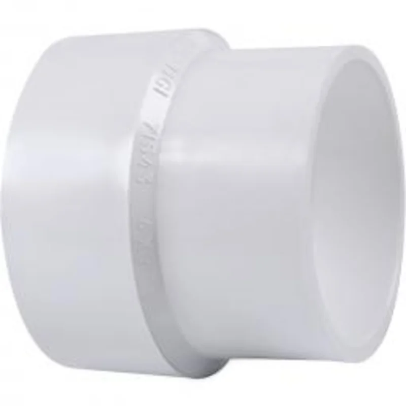 Genova PVC DWV Fittings 3" Sewer X 4" Sch 40 Adapter Coupling