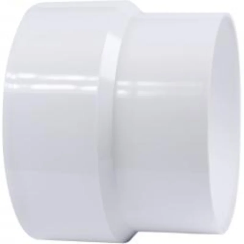 Genova PVC DWV Fittings 4" Sewer X 4" Sch 40 Adapter Coupling