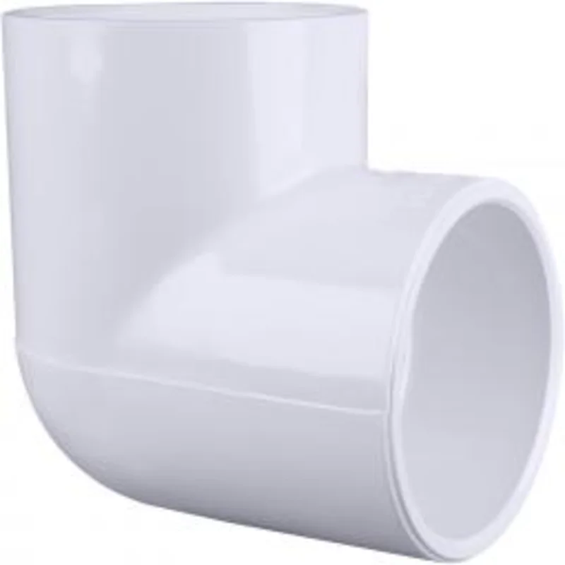 Genova PVC SCH 40 Fittings 90 Elbow White