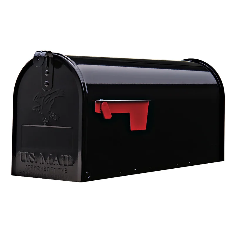 Gibraltar Elite Post Mount Mailbox Black