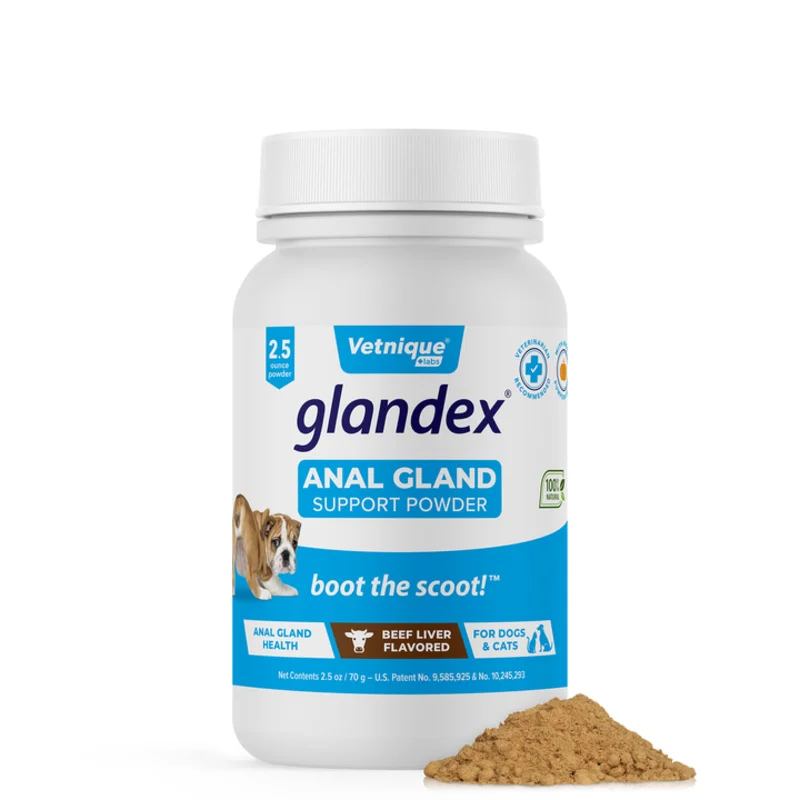Glandex Anal Gland Powder Supplement for Dogs & Cats with Pumpkin