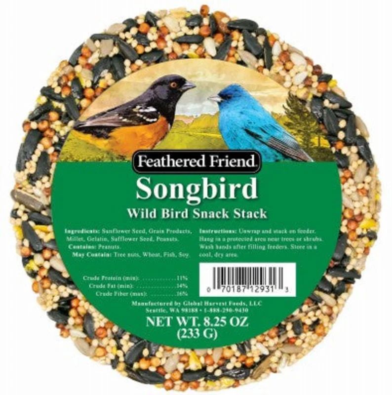 Global Harvest Foods Feathered Friend Songbird Snack Stack Wild Bird Food