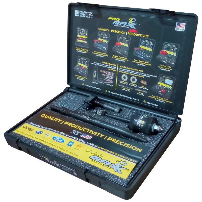 GM 6.6L Duramax Diesel (L5P GEN I & II 2017-Current, L5P 2018-CURRENT) Fuel Injector Puller w/Air Hammer-Assisted Punch / Slide Hammer Options - PowerPull PWP220