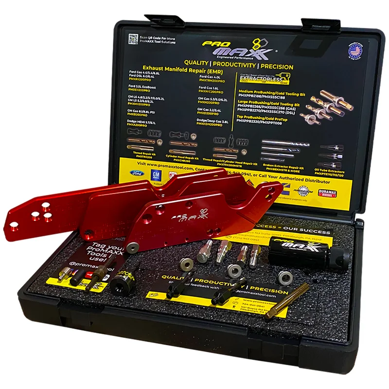 GM Gas Exhaust Manifold Bolt Repair Combo Kit - PowerTech Set - Delta